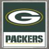 NFL Green Bay Packers - Logo 21 Wall Poster, 34L" x 22.4W", Barnwood Framed Version view 1