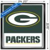 NFL Green Bay Packers - Logo 21 Wall Poster, 34L" x 22.4W", Black Framed Version view 3