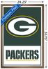 NFL Green Bay Packers - Logo 21 Wall Poster, 34L" x 22.4W", Bronze Framed Version view 3