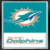 NFL Miami Dolphins - Logo 21 Wall Poster, 22.4L" x 14.7W", Black Framed Version view 1