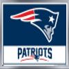NFL New England Patriots - Logo 21 Wall Poster, 34L" x 22.4W", Silver Framed Version view 1