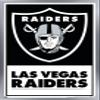 NFL Las Vegas Raiders - Logo 21 Wall Poster, 22.4L" x 14.7W", Silver Framed Version view 1