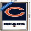 NFL Chicago Bears - Logo 21 Wall Poster, 34L" x 22.4W", Bronze Framed Version view 3