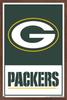 NFL Green Bay Packers - Logo 21 Wall Poster, 34L" x 22.4W", Mahogany Framed Version view 1
