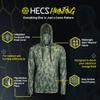 HECS Hunting HECStyle Stealth Screen Hoodie with Face Mask Deer Turkey & Big Game Hunting Accessories & Gear Unisex-4XL Green view 4
