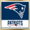 NFL New England Patriots - Logo 21 Wall Poster, 34L" x 22.4W", Gold Framed Version view 1