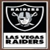 NFL Las Vegas Raiders - Logo 21 Wall Poster, 34L" x 22.4W", Mahogany Framed Version view 1