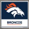 NFL Denver Broncos - Logo 21 Wall Poster, 34L x 22.4W, Barnwood Framed Version view 1