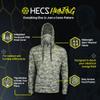 HECS Hunting HECStyle Stealth Screen Hoodie with Face Mask Deer Turkey & Big Game Hunting Accessories & Gear Unisex Anywhere Camo-4XL view 3