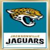 Trends International NFL Jacksonville Jaguars - Logo 21 Wall Poster, 22.4L x 14.7W, Gold Framed Version view 1