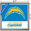 NFL Los Angeles Chargers - Logo 21 Wall Poster, 34L" x 22.4W", Bronze Framed Version view 3