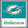 NFL Miami Dolphins - Logo 21 Wall Poster, 34L" x 22.4W", Barnwood Framed Version view 1
