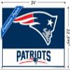 Trends International NFL New England Patriots - Logo 21 Wall Poster with Pushpins view 3