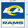Trends International NFL Los Angeles Rams - Logo 21 Wall Poster with Push Pins view 3