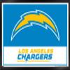 NFL Los Angeles Chargers - Logo 21 Wall Poster, 22.4L" x 14.7W", Black Framed Version view 1