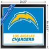 NFL Los Angeles Chargers - Logo 21 Wall Poster, 22.4L" x 14.7W", Black Framed Version view 3