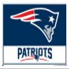 NFL New England Patriots - Logo 21 Wall Poster, 34L" x 22.4W", White Framed Version view 1