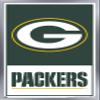 NFL Green Bay Packers - Logo 21 Wall Poster, 34L" x 22.4W", Silver Framed Version view 1