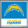 NFL Los Angeles Chargers - Logo 21 Wall Poster, 34L" x 22.4W", Barnwood Framed Version view 1
