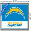 NFL Los Angeles Chargers - Logo 21 Wall Poster, 34L" x 22.4W", Barnwood Framed Version view 3