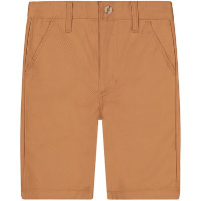 Buyless Fashion Boys Shorts Pants Flat Front Cotton Casual Straight Cut - 19S21-RST-5 Rust