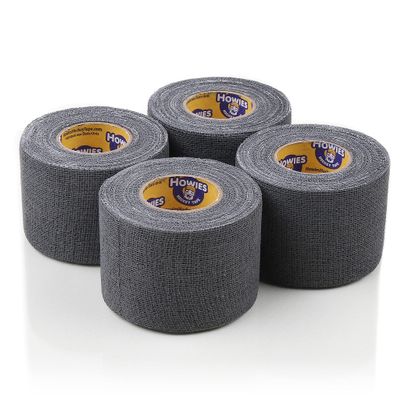 Howies Hockey Tape - Pro and Stretch Grip Hockey Tape (4 Pack) Coband Cohesive Wrap (Gray Pro)