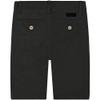 Buyless Fashion Boys Shorts Pants Flat Front Cotton Casual Straight Cut - 19S21-BLK-3 Black view 2