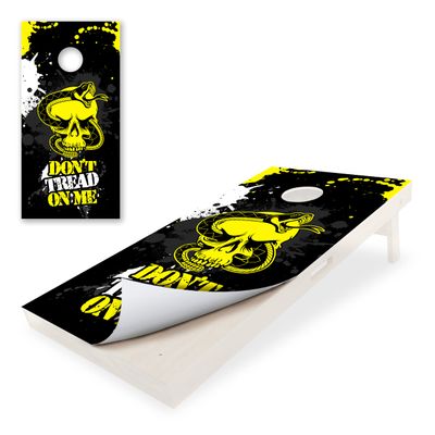 Cornhole Wraps and Decals - 35+ Designs Laminated Vinyl Skins for Boards - Premium Outdoor Bean Bag Toss Game Accessories