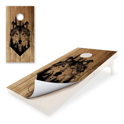 Cornhole Wraps and Decals for Cornhole Boards - 35+ Designs Laminated Vinyl Cornhole Skins for Boards - Premium Cornhole Decals for Boards Outdoor Bean Bag Toss Game Accessories - Cornhole Wrap