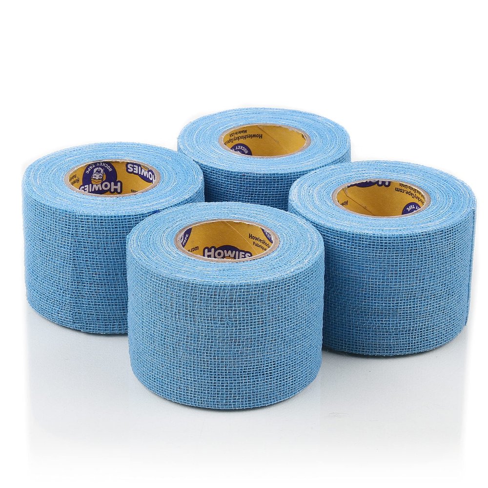 Howies Hockey Tape - Pro and Stretch Grip Hockey Tape (4 Pack) Coband Cohesive Wrap (Sky Pro)
