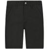 Buyless Fashion Boys Shorts Pants Flat Front Cotton Casual Straight Cut - 19S21-BLK-7 Black view 1