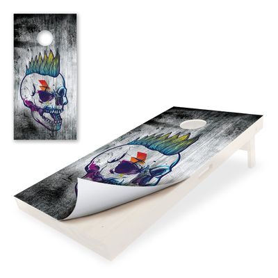 Cornhole Wraps & Decals - 35+ Laminated Vinyl Skins for Boards - Premium Outdoor Bean Bag Toss Game Accessories