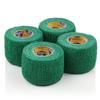 Howies Hockey Tape - Pro and Stretch Grip Hockey Tape (4 Pack) Coband Cohesive Wrap (Green Stretch) view 1
