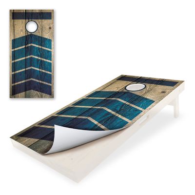 Cornhole Wraps and Decals - 35+ Designs Laminated Vinyl Skins for Boards - Premium Decals for Outdoor Bean Bag Toss Game Accessories