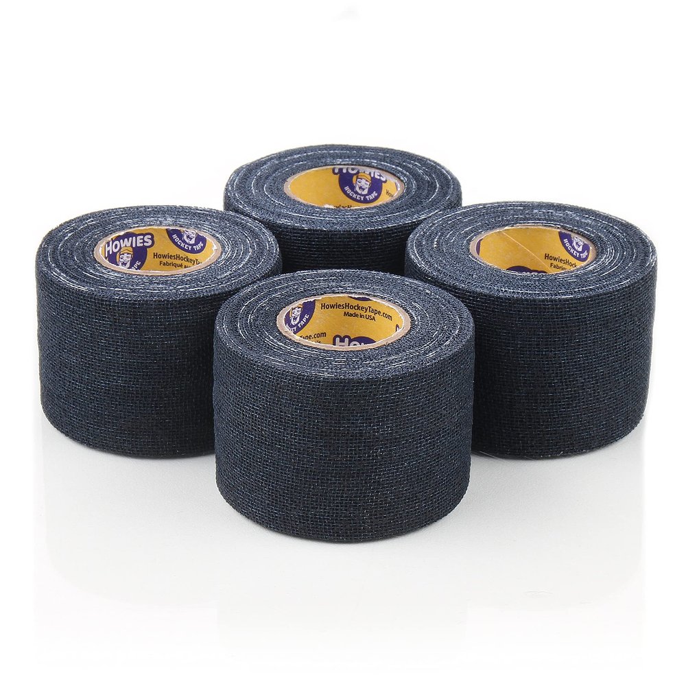 Howies Hockey Tape - Pro and Stretch Grip Hockey Tape (4 Pack) Coband Cohesive Wrap (Navy Pro)