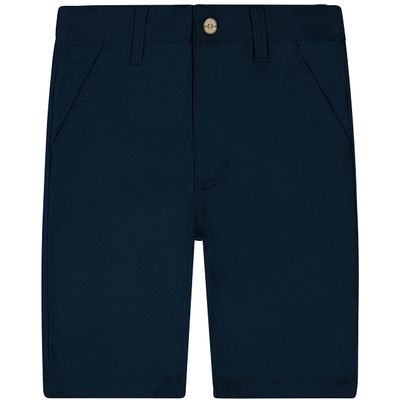 Buyless Fashion Boys Shorts Pants Flat Front Cotton Casual Straight Cut - 19S21-NVY-5 Navy