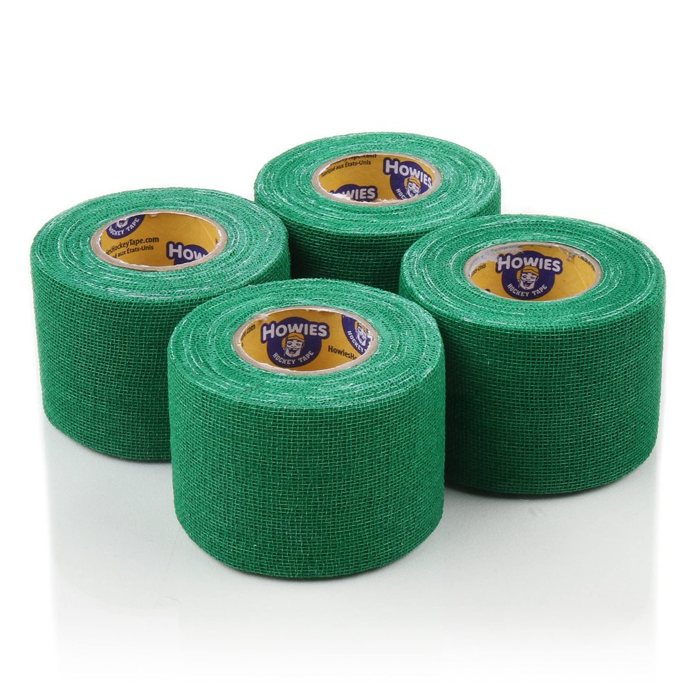 Howies Hockey Tape - Pro and Stretch Grip Hockey Tape (4 Pack) Coband Cohesive Wrap (Green Pro)