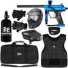Kingman Spyder Fenix Level 3 Protector Paintball Gun Package Kit (Gloss Blue, Glove Size: Large/X-Large) view 1
