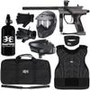 Kingman Spyder Fenix Level 3 Protector Paintball Gun Package Kit (Gloss Gun Metal Grey, Glove Size: Small/Medium) view 1