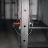 Titan Fitness Squat Handles Compatible with X-3 Series Power Rack, Sold as a Pair, Rack Mounted Dip Bar Station Attachments for 3" x 3" Tube Power Cage, Home Gym Rack Accessory view 3
