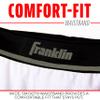 Franklin Sports Youth Baseball Sliding Shorts with Cup Holder- Compression Shorts Perfect For Baseball and Softball - Large view 4