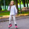 METROLLER Inline Skates for Girls and Boys, Women, Men 4 Sizes Adjustable Inline Skates with Light Up Wheels, Illuminating Beginner Skates for Kids & Adult Youth. view 2