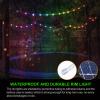 Upgraded Solar Powered VersionLED Trampoline Lights with Solar Panel, Trampoline Rim LED Light for 12 Ft Trampoline Remote Control, 16 Color Change, Waterproof, Bright to Display at Night Outdoors view 3