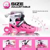 METROLLER Inline Skates for Girls and Boys, Women, Men 4 Sizes Adjustable Inline Skates with Light Up Wheels, Illuminating Beginner Skates for Kids & Adult Youth. view 2