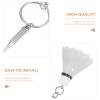 BESPORTBLE 2pcs Badminton Ball Keychain Ball and Racket Keychain Funny Key Ring Sports Souvenirs for Themed Party Favor view 2