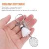 BESPORTBLE 2pcs Badminton Ball Keychain Ball and Racket Keychain Funny Key Ring Sports Souvenirs for Themed Party Favor view 4