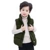 FLZS 4-12 Years Children Warm Vest Jacket Coat Kids Boy Girls Down Kids Down Vests Army Green 5 view 1