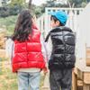 Children's Vest Parent-Child Wear Shiny Boys Girls Outing 4-14 Kids Cotton Vest Red 4T view 3