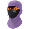 Kids Balaclava Ski Mask (with Breathable Holes) Windproof Winter Fleece Neck Face Warmer Boys Girls Purple view 1