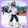 Kids Balaclava Ski Mask (with Breathable Holes) Windproof Winter Fleece Neck Face Warmer Boys Girls Purple view 4